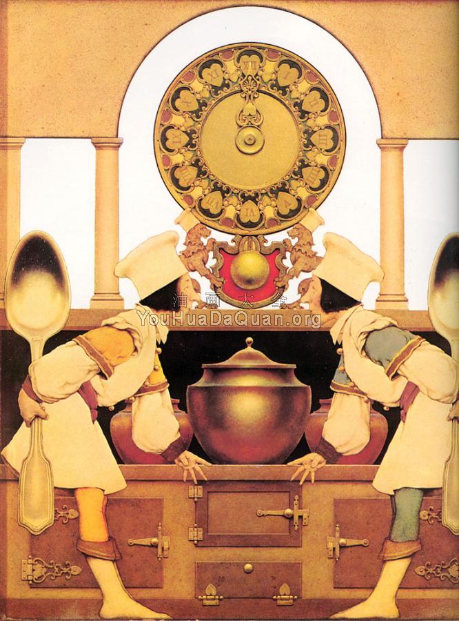 Two Pastry Cooks Blue Hose and Yellow Hose - 马科斯菲尔德·帕里斯